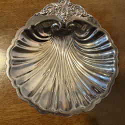 Vintage Baroque by Wallace, Silverplate Bowl, Shell