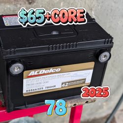 Car Battery Group Size 78