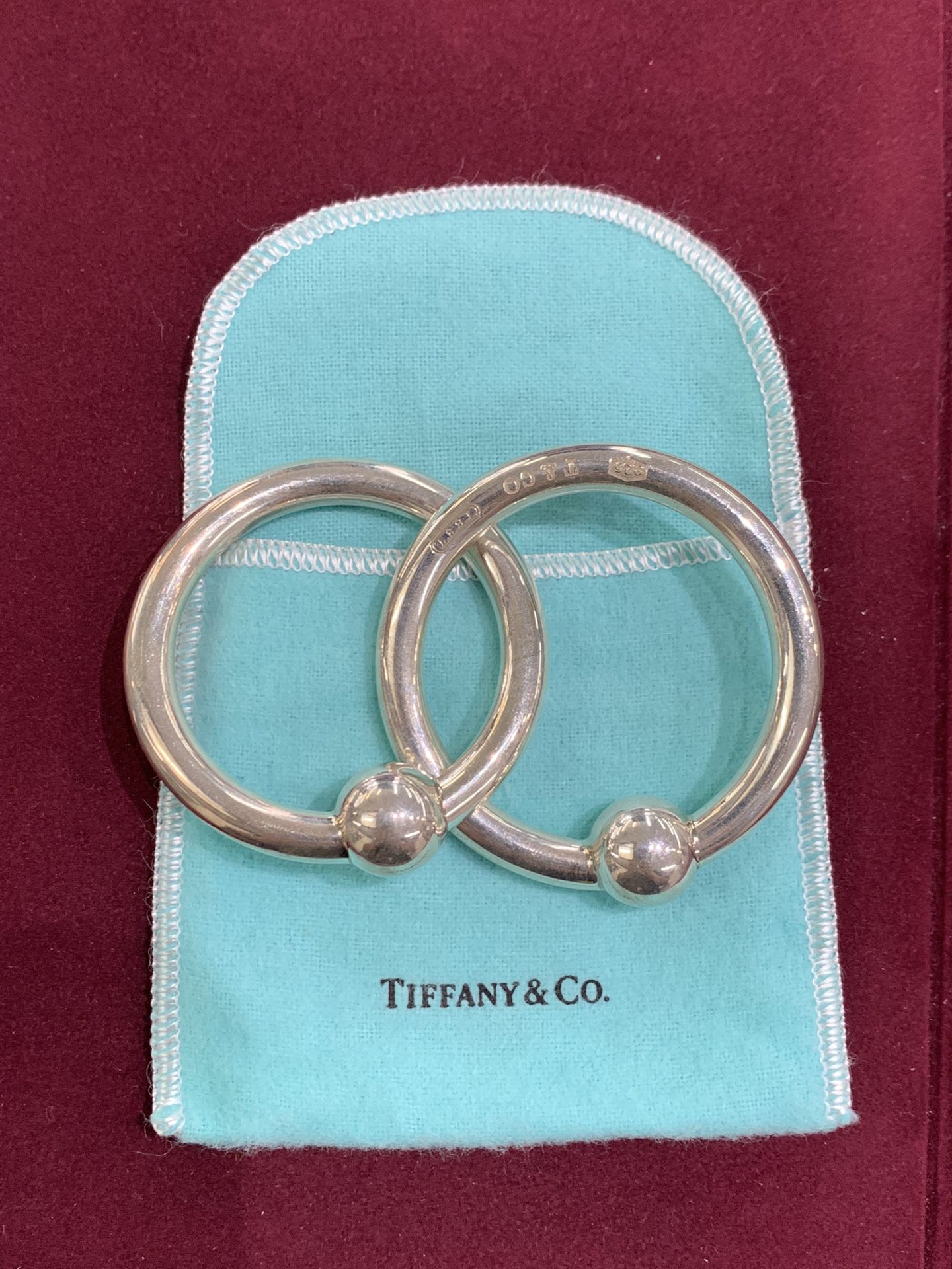 Tiffany & Co. Sterling Silver Baby Rattle Toy 