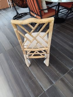natural lined oak chairs