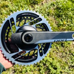 172.5mm 50/37T DUB SRAM Red AXS Quarq 12 Speed Power Meter Crankset