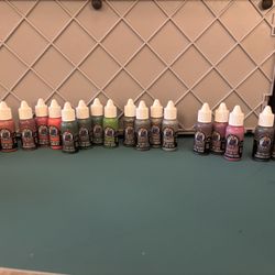 Warhammer Paints, Primer, Putty, & Terrain (43 Paints Total)
