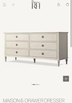 Restoration hardware bedroom dresser