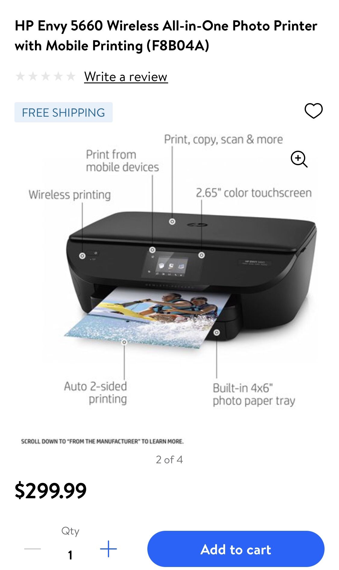 All In One Copy, Scan, Photo Printer