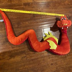 New Red Dragon Snake More Than 35  Inches Long Stuff Toy