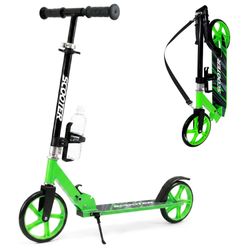 NEW - Scooter for Any Age including Adults - 8 Inch Big Wheels and Foldable Design