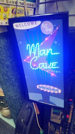 18 " mancave sign.