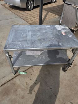 Stainless Steel Commercial Prep Table with Undershelf