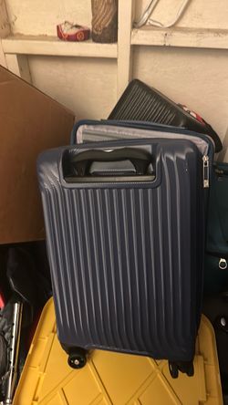 Blue Travelpro luggage