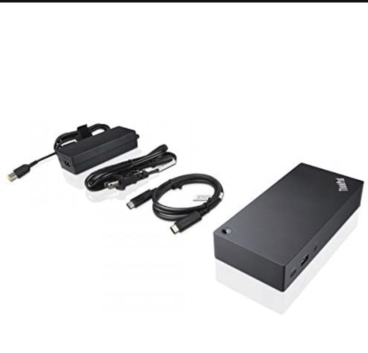 Lenovo ThinkPad USB-C Dock, 90W 2 Prong AC Adapter DK1633