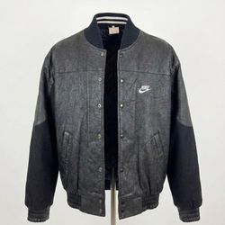 Vintage Leather/Wool Nike Jacket