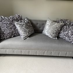 Small Gray Sofa 