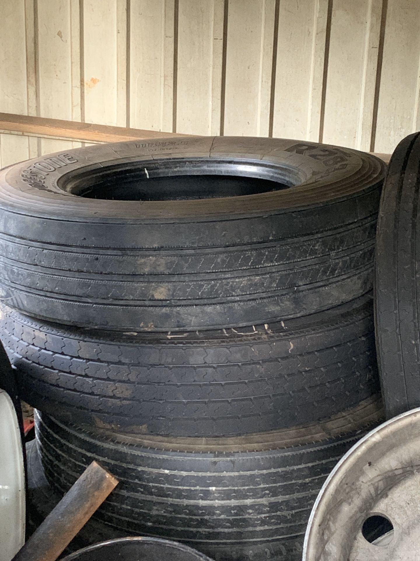 Used truck and trailer tires