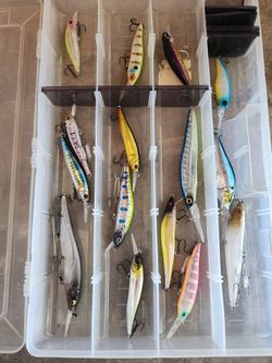 Fishing Lures some are megabass Lures Take It All For $80