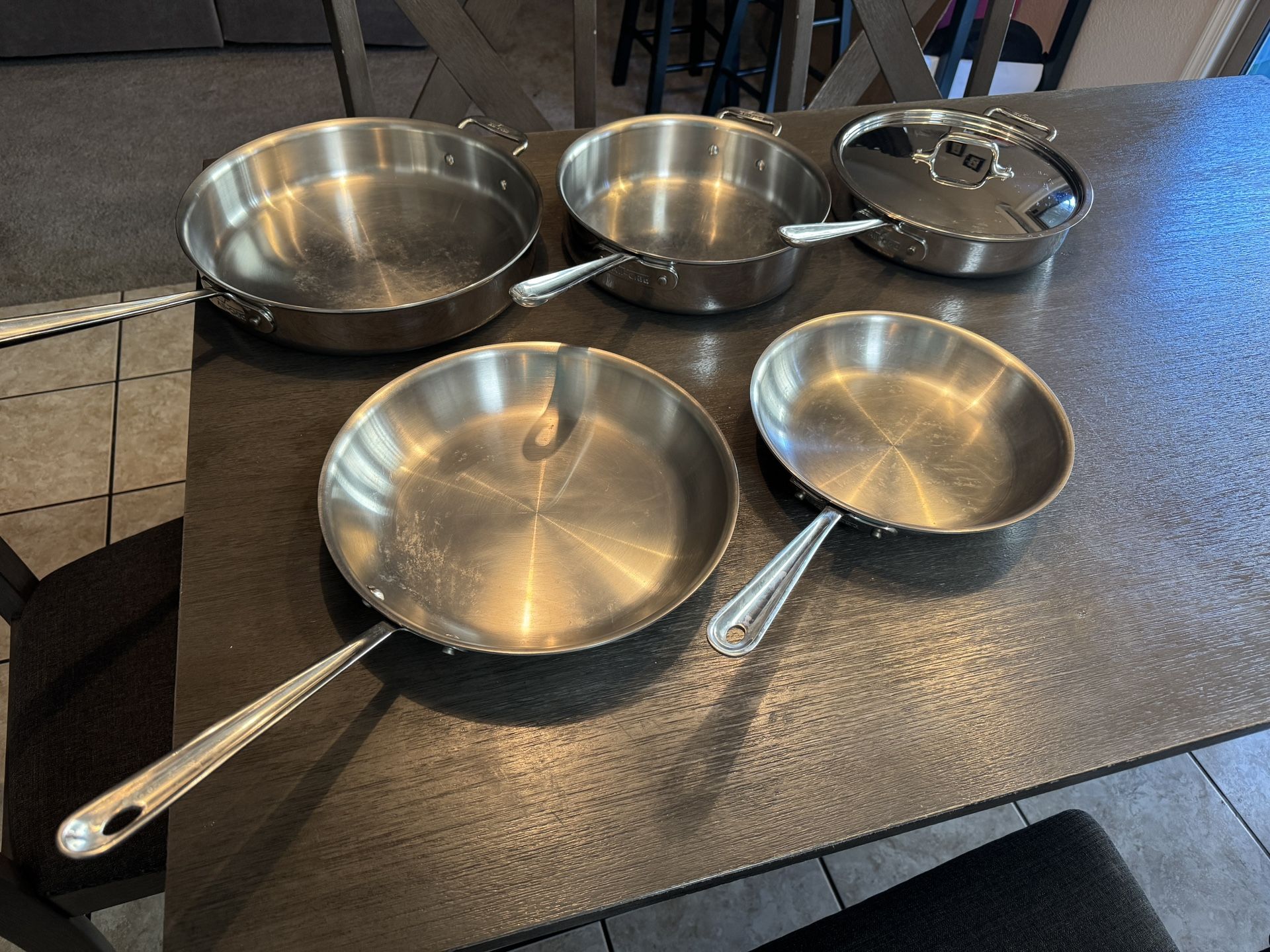 All-Clad Stainless Steel 6 Piece Set