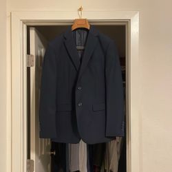 Navy Suit Jacket And Pants 