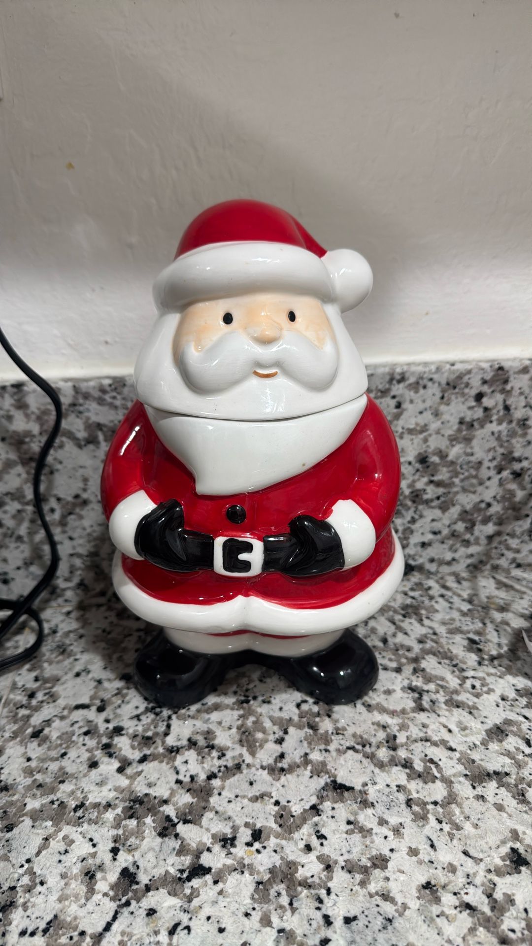 Santa cookie jar