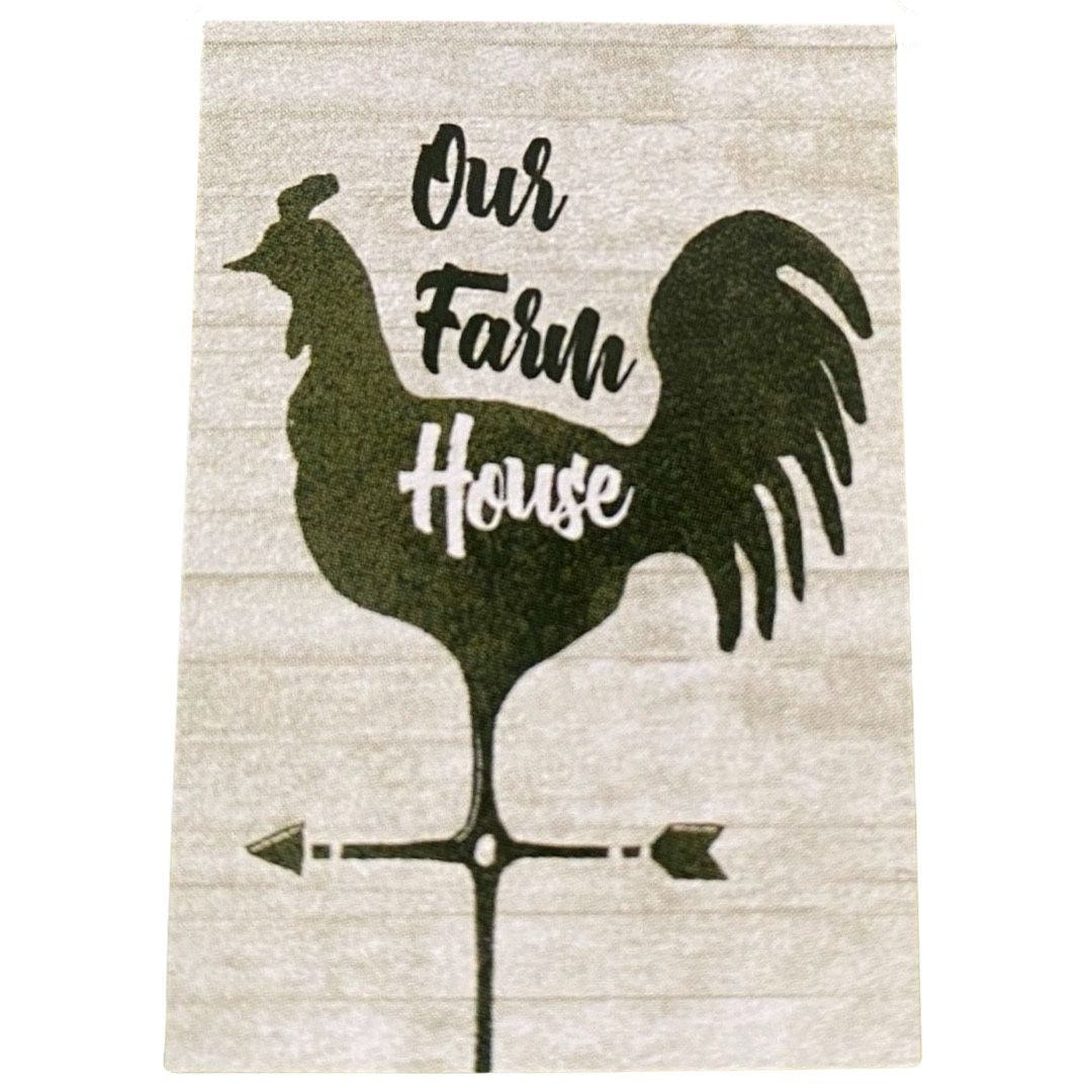 Garden Yard Flag "Our Farm House" 12.5 x 18
