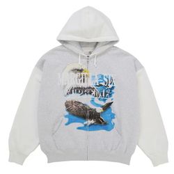 Supreme MM6 Maison Margiela Eagle Zip Up Hoodie