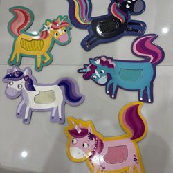 8 Sensory Unicorn Puzzle Set 