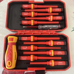 Insulated Screwdriver Set  for Electricians - Interchangeable