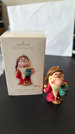 Hallmark Keepsake Disney Grumpy Before Coffee Ornament