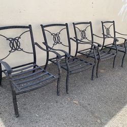 4. All Metal Chairs 