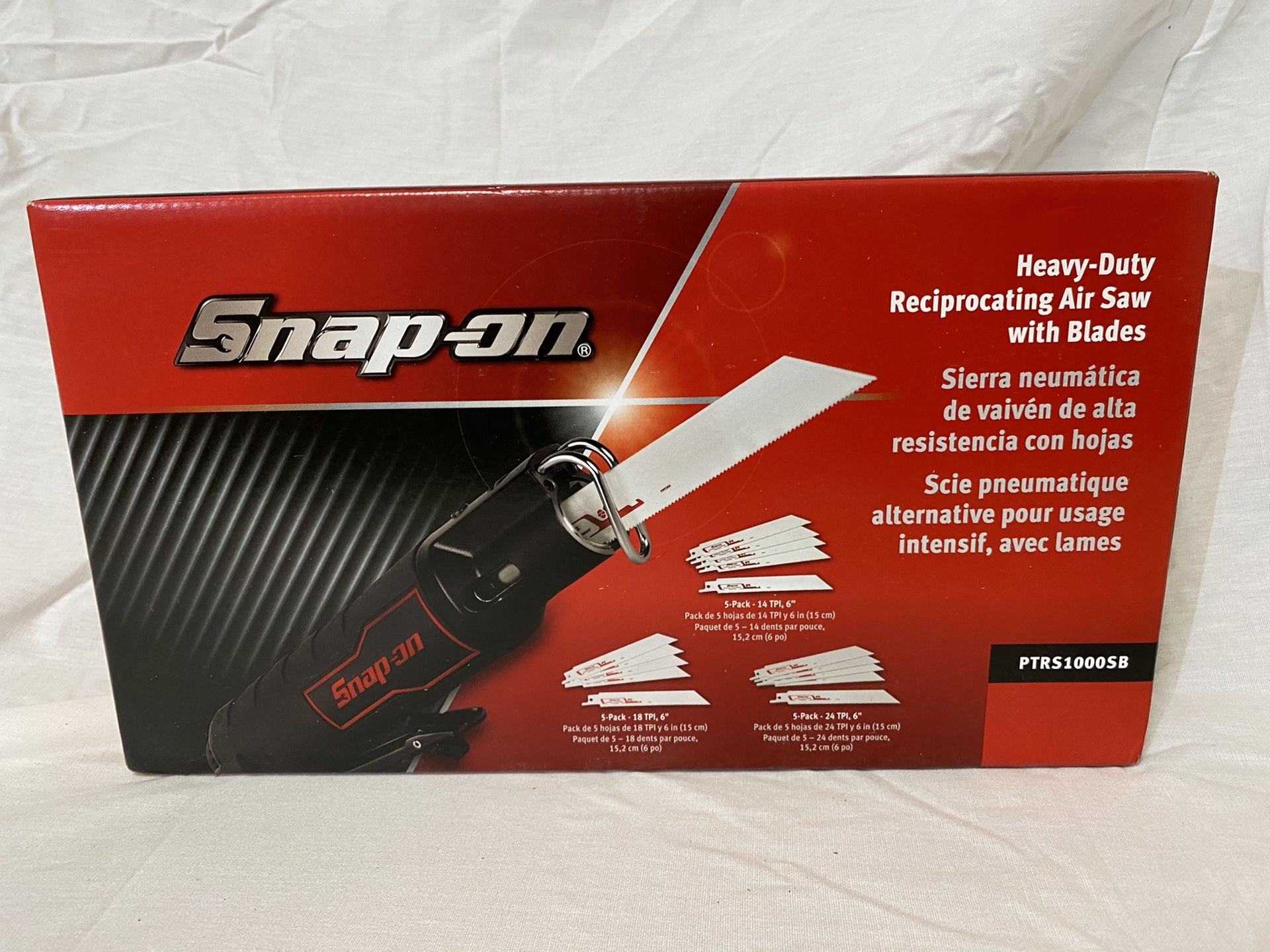 SNAP ON Heavy-Duty Reciprocating Air Saw PTRS1000SB