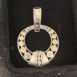 John Hardy Silver&Gold Pendant
