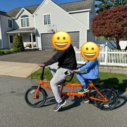 Folding Tandem Bike 