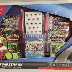 Pokemon TCG, Tsareena EX Premium Collection, Scarlet & Violet, New/ Factory Sealed