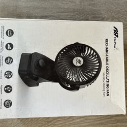 Portable fan with light