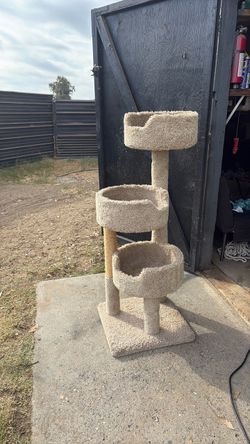 Tall Cat Tree with Three Perches