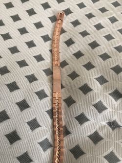 Rose gold plated bracelet