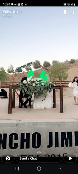 Wedding Hexagon Wood Arch