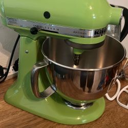 Kitchen Aid Artisan Tilt Head Mixer (green Apple)