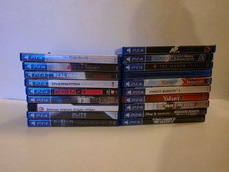 PS4 Video Games $5 - $20 each