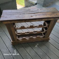 Wine storage wood $35