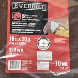 Heavy Duty 10mil Tarp16 ft. x 20 ft. Brown and Silver Heavy Duty Tarp
by

Everbilt