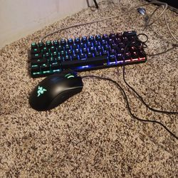 Razer Mouse And DK63 RED SWITCHES keyboard 