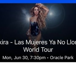 Shakira - Las Mujeres Ya No Lloran- World Tour