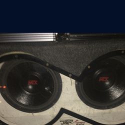  Two Amps  With Speakers All  Works Great Took It Out Of My Daughters Car That’s For Sale Too 