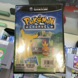 Nintendo GameCube Pokémon channel with Pokémon mini party mini set new sealed
