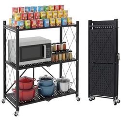 Foldable Storage Shelves, Storage Rack, Display