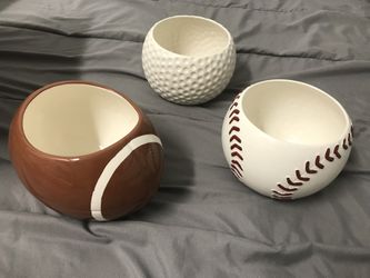 Sports Theme Vases 