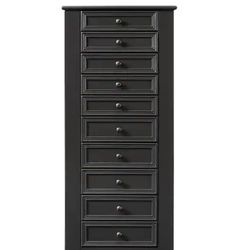 Bradstone Dark Charcoal Jewelry Armoire