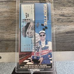 Mark Martin NASCAR memorabilia