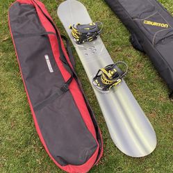 Burton Bullet Snowboard / Bag 