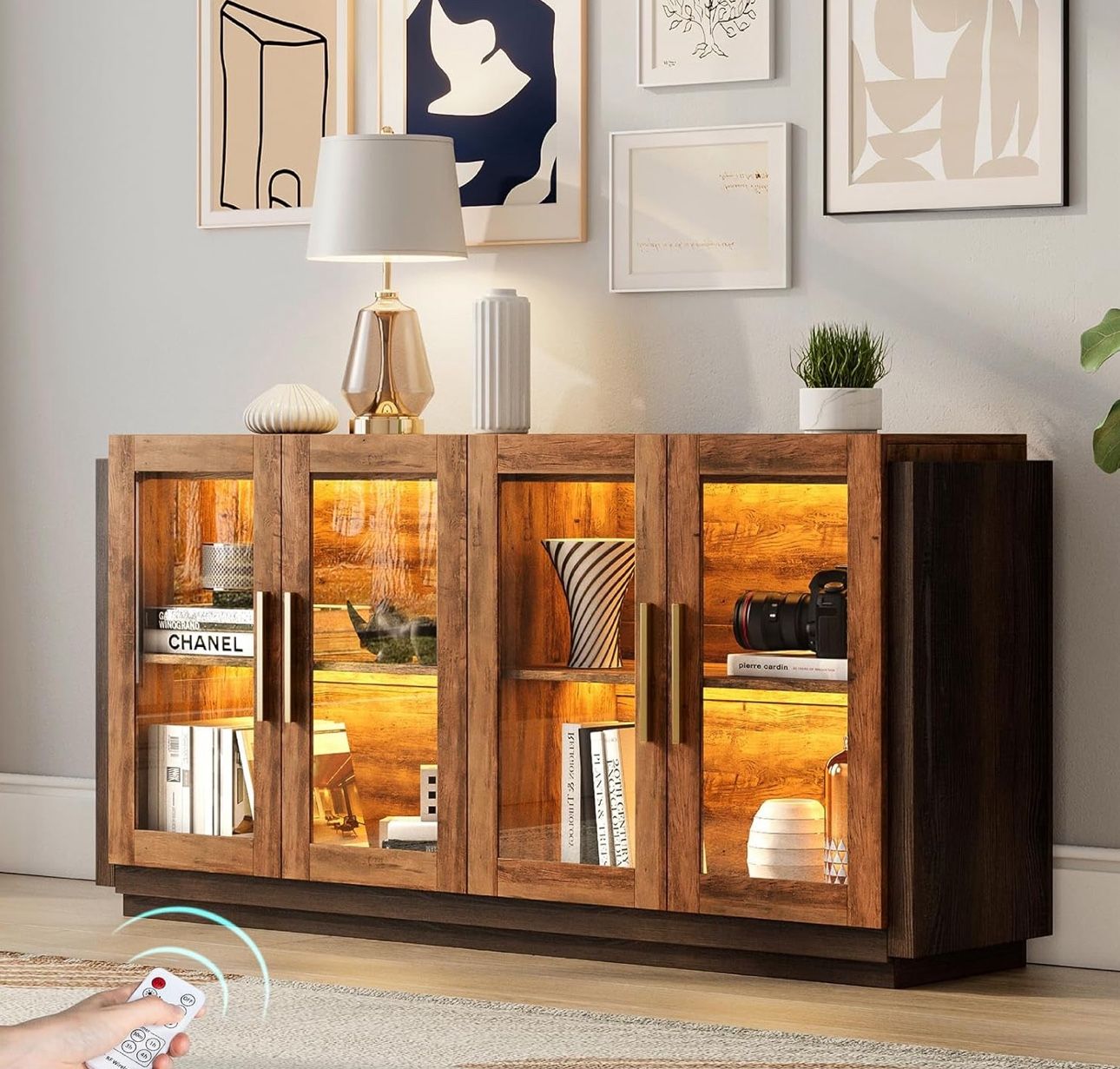 Credenza With Lights