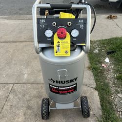 Husky 20 Gal. 165 PSI Vertical Electric Quiet Air Compressor